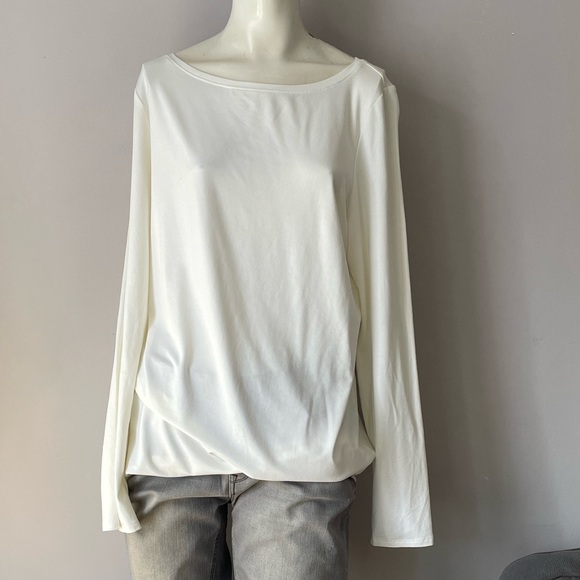 Eileen Fisher Viscose Jersey Tunic Top - Picture 1 of 6